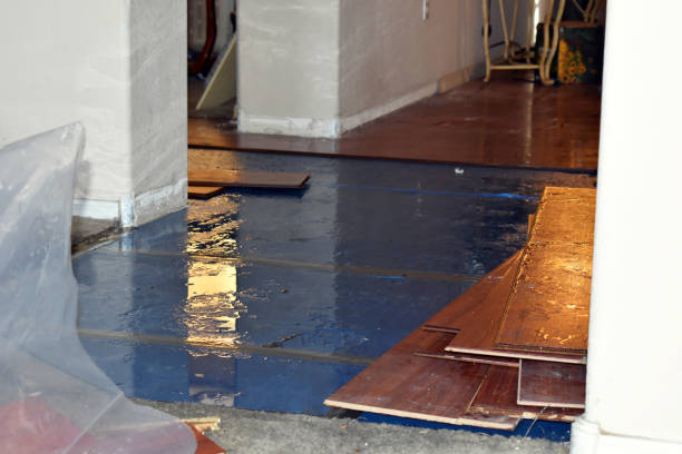 Professional Water Damage Restoration technician working in Uxbridge, MA